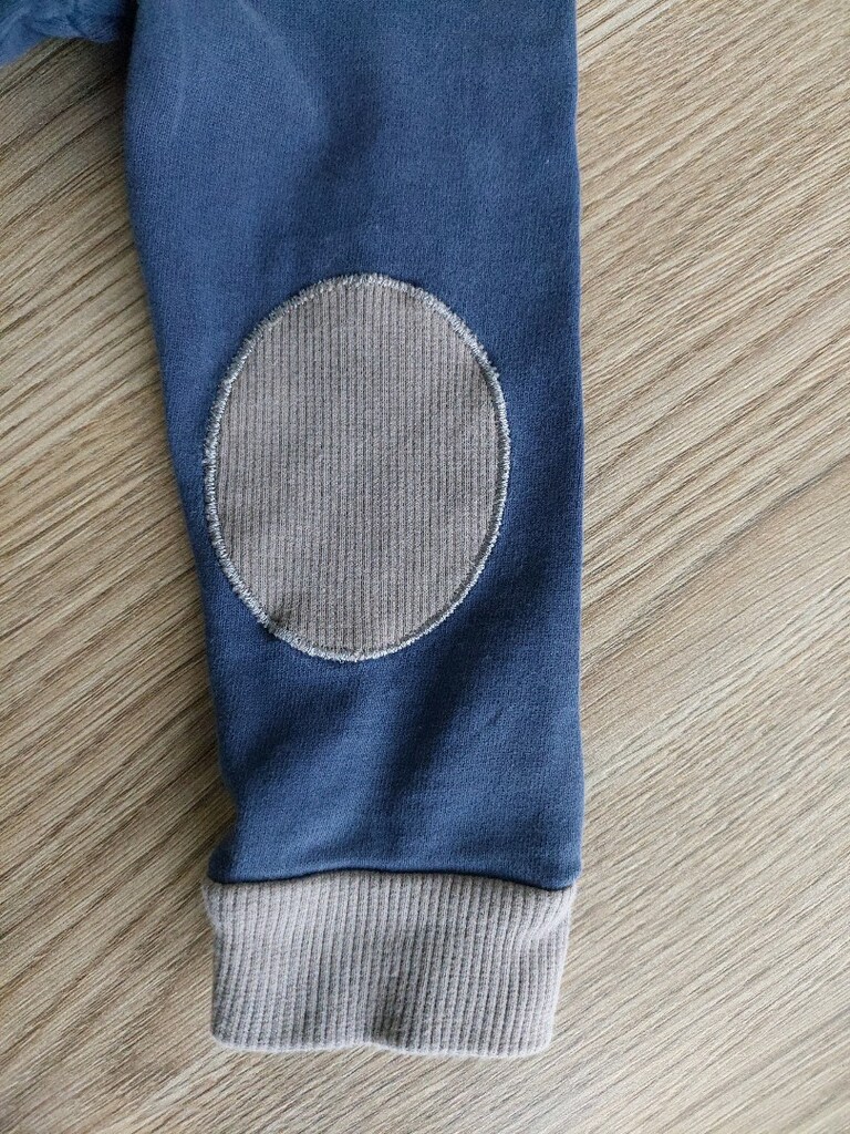 Panço yazı desen yama detaylı sweatshirt - 5