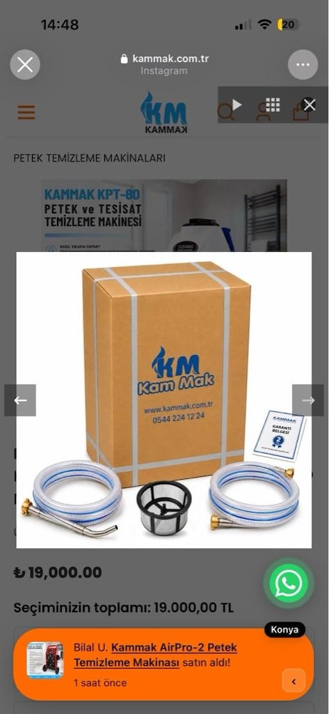 KAMMAK KPT 80 PETEK TEMİZLEME MAKİNASI - 3