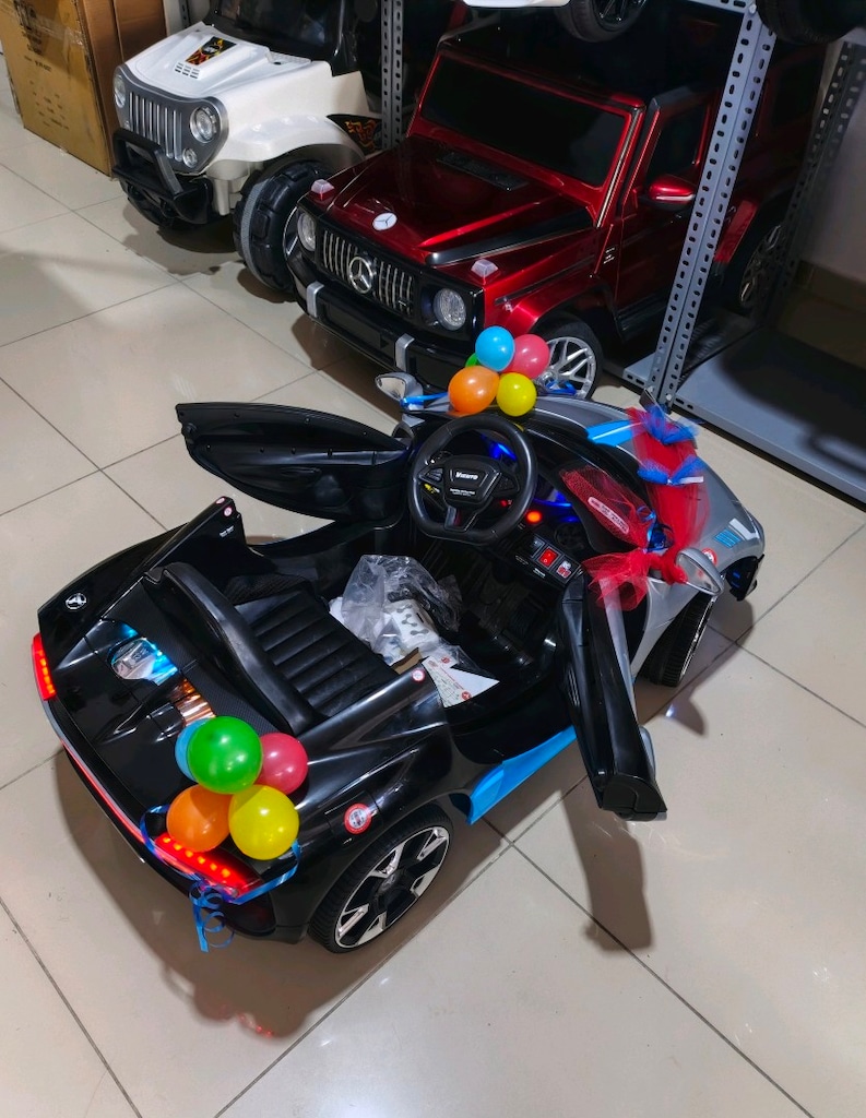 (AnkaCar çocuk oto galeri)SIFIR 3 İLERİ KUMANDALI BUGATTİ AKÜLÜ ARABA - 5