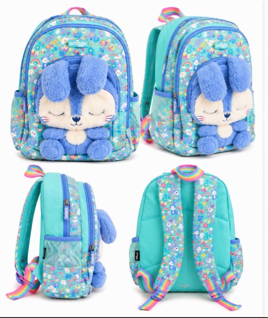 Smiggle Peluş Tavşanlı Çocuk Sırt Çantası - 2
