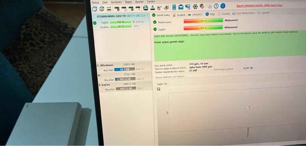 Lacie 5 TB Taşınabilir Harddisk - 5