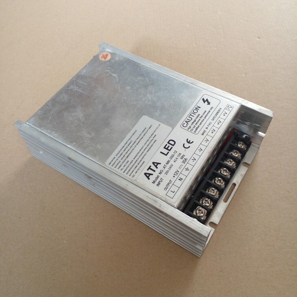 12Volt 30Amper Fanlı Led Trafosu - SMPS - 6