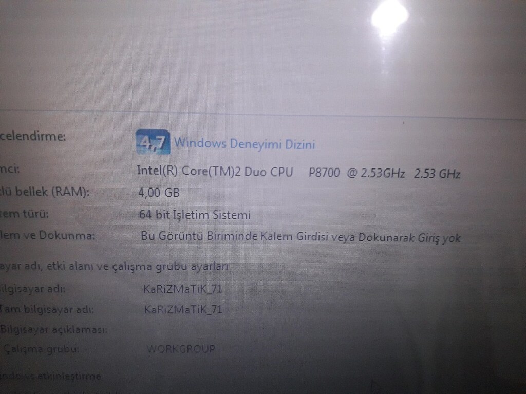 KNIGT M2 ZULA ICIN LAPTOP COK TEMIZ SORUNSUZ - 7