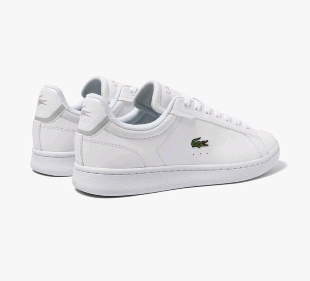 Orjinal Lacoste Kadın Beyaz Sneaker Ayakkabı - 3
