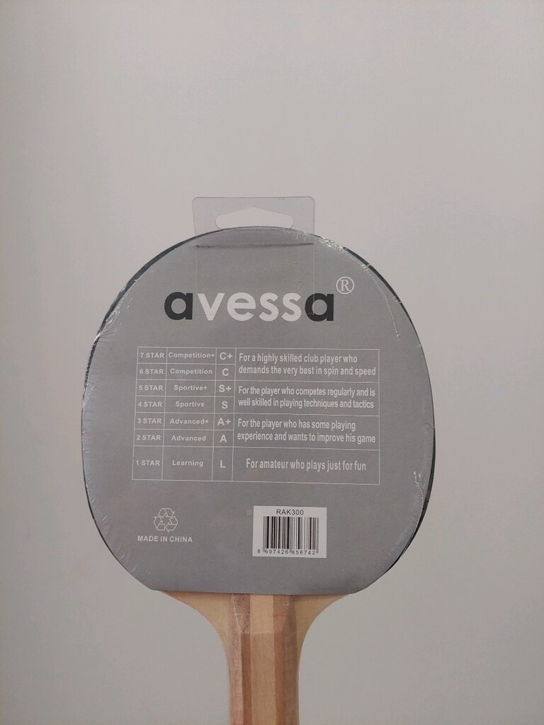 MASA TENİSİ SETİ AVESSA RAKET - SELEX TOP VE DEMİR MANDALLI FİLE - 3
