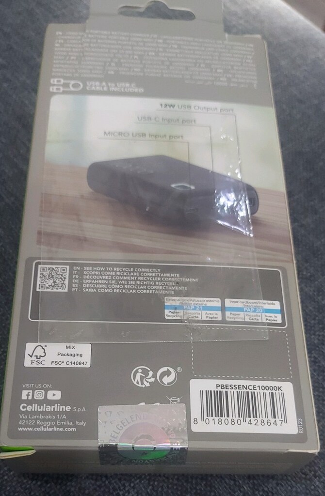 Cellularline Essence Turbo 10000 Super Hizli Powerbank - 4