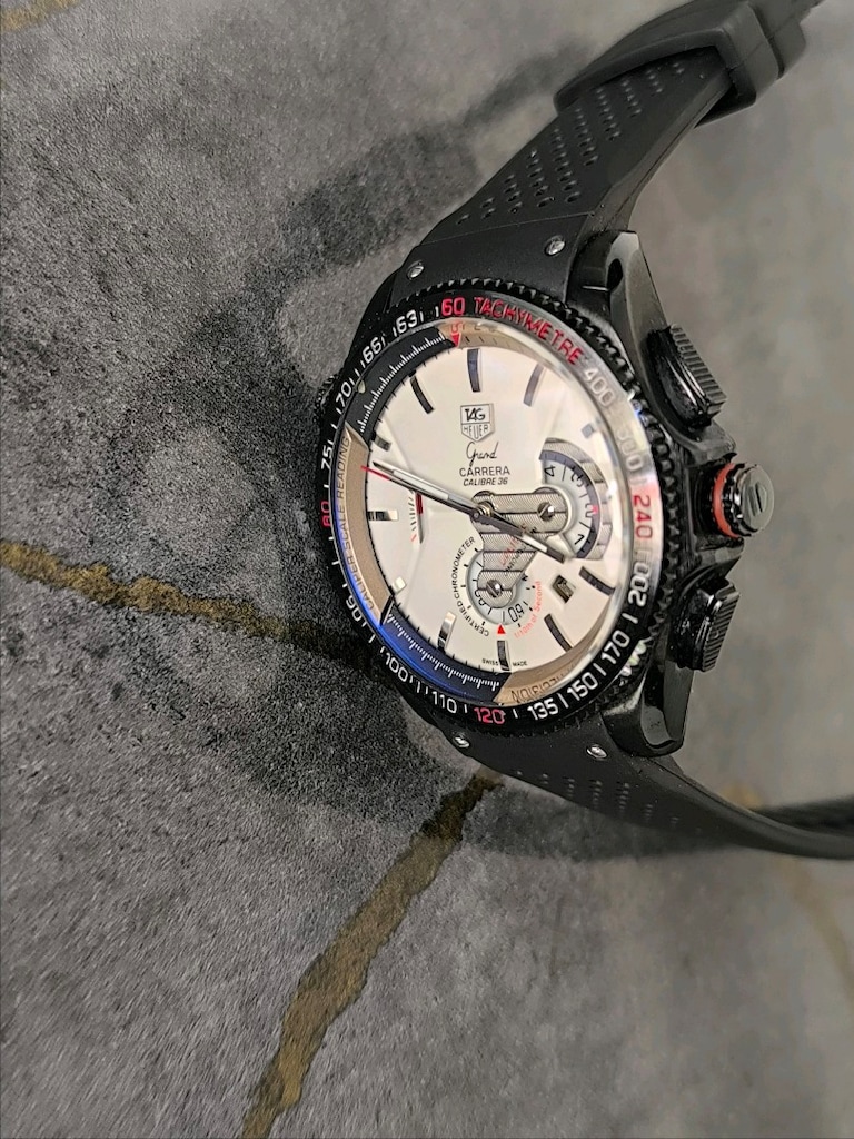 Yag Heuer Carrera Chronograph 36 otomatik1860 kol saat 43 milim kasa - 3