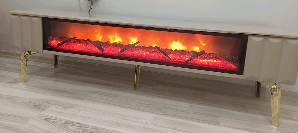 şömineli TV ünitesi - 3