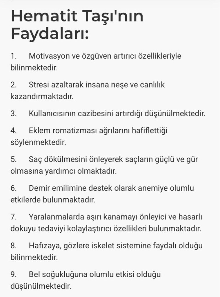 Hematit Doğal Taş Bileklik - 2