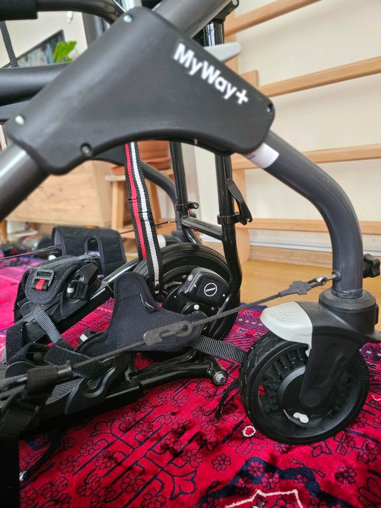 sinaps/ lckey myway pedallı engelli yürüteç walker 2/7 yaş - 2