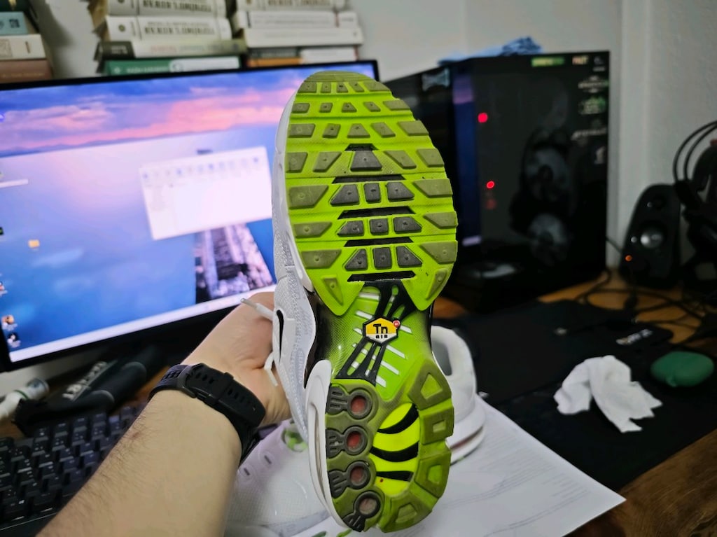 orjinal Nike TN 44 NUNARA 28 CM BEYAZ 1 KERE GİYİLDİ - 4