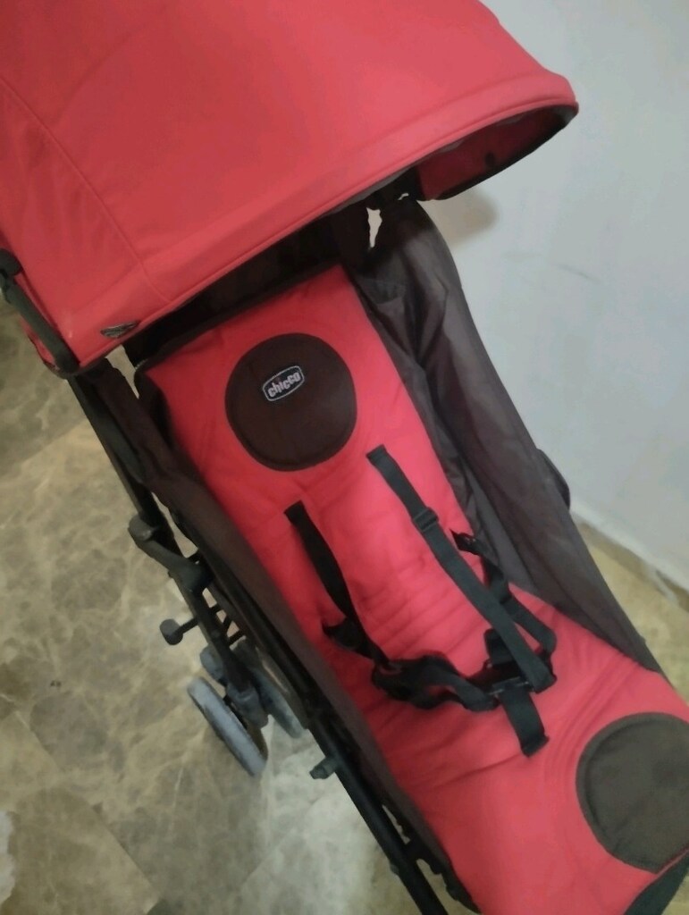 Chicco Kırmızı bebek arabası - 4