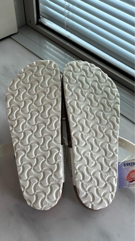 ALMANYA’DAN ORİJİNAL, BIRKENSTOCK BEYAZ TERLİK - 4