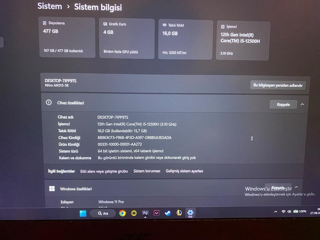 acer nitro5 3050Ti - 2