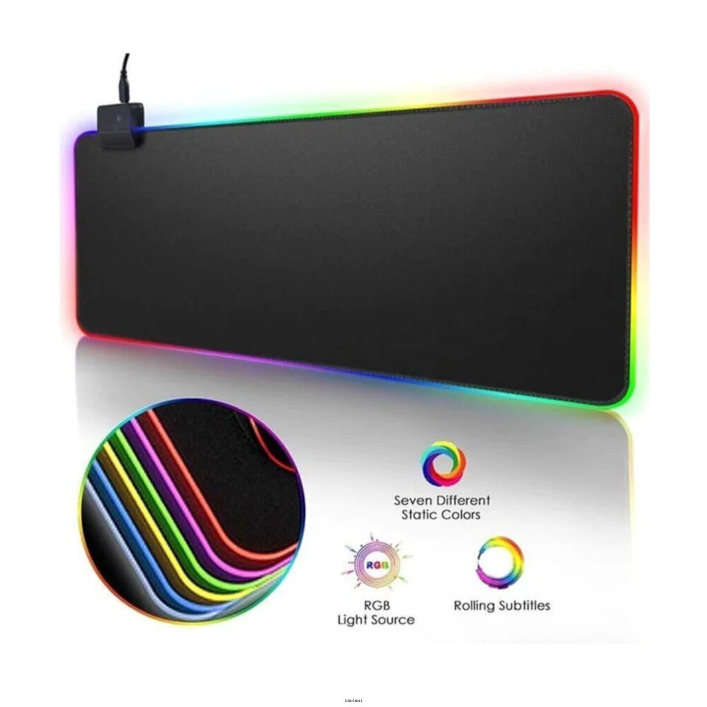 RGB Mouse Pad 75x30 - Kaymaz Taban RGB Işıklı Mousepad Gaming Pad - 4