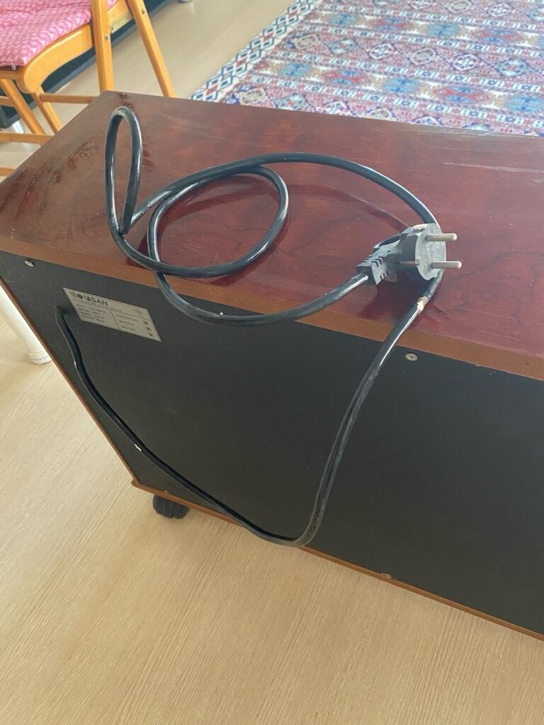 Elektrikli antika ahşap ısıtıcı - 7