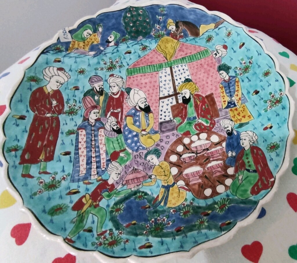 El yapımı Motifli Çini Hediyelik Tabaklar - 6