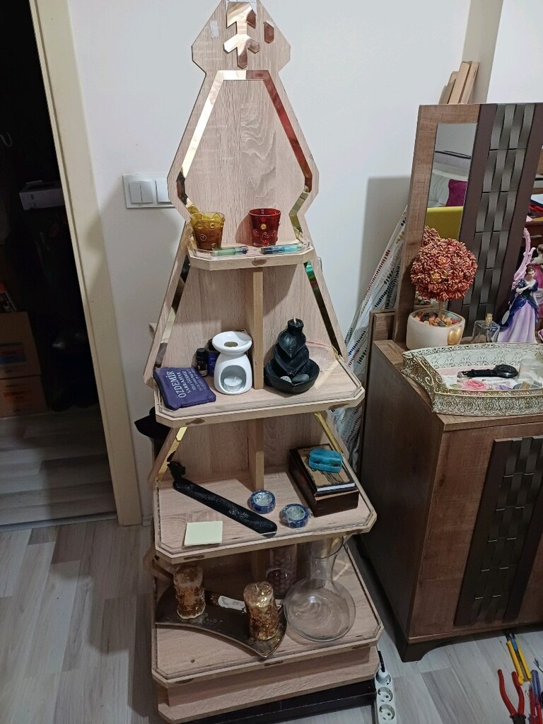 çam ağacı ozel yapim raf - 8