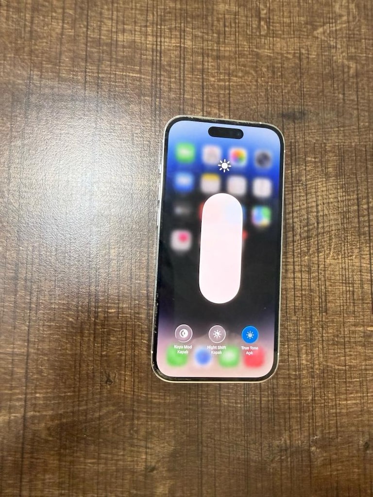 İPHONE 14 PRO 128 GB GÜMÜŞ PİL 93 YURTİÇİ FATURALI HATASIZ DEĞİŞENSİZ - 8