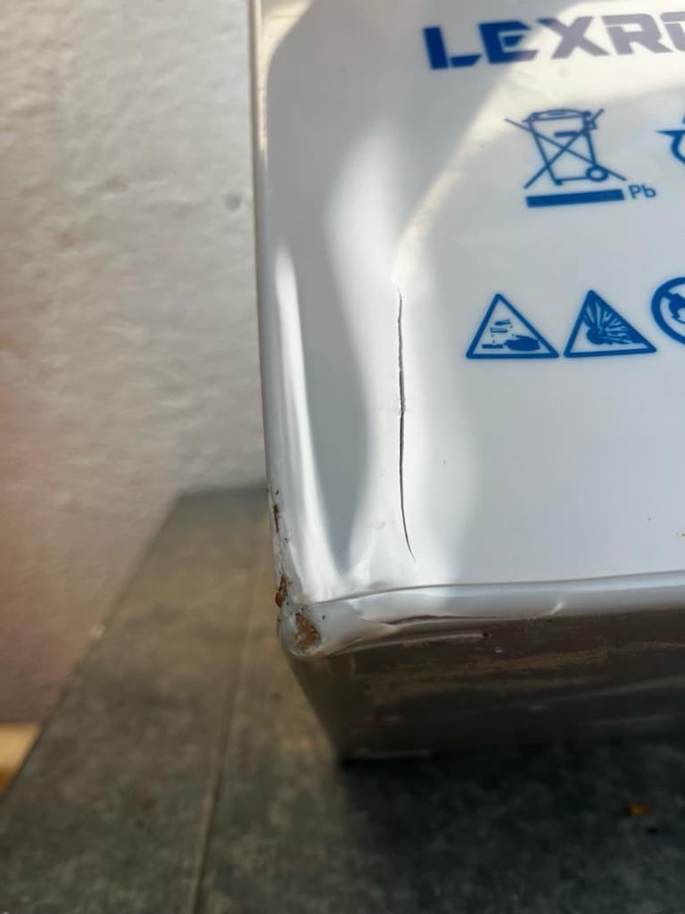 2ADET lexron 105 aH jel akü hasarlı