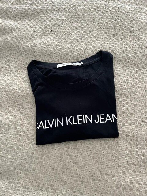 Calvin Klein siyah unisex T shirt