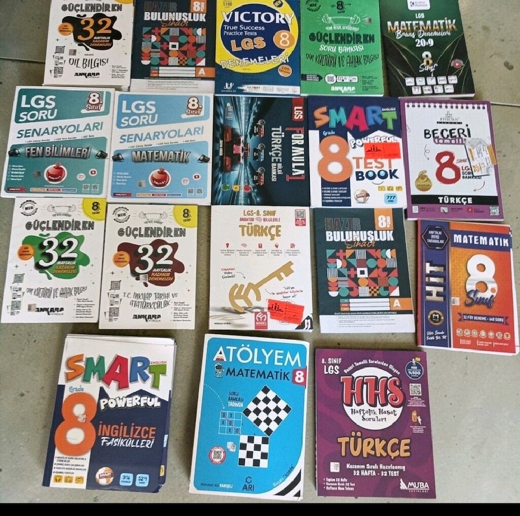 8. Sınıf LGS Soru Bankası Seti (Tekli Olur)