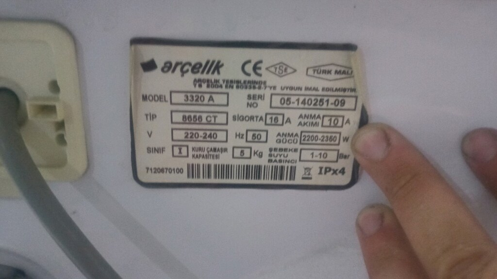 Çamaşır makinesi arçelik marka ihtiyac fazlasi - 8
