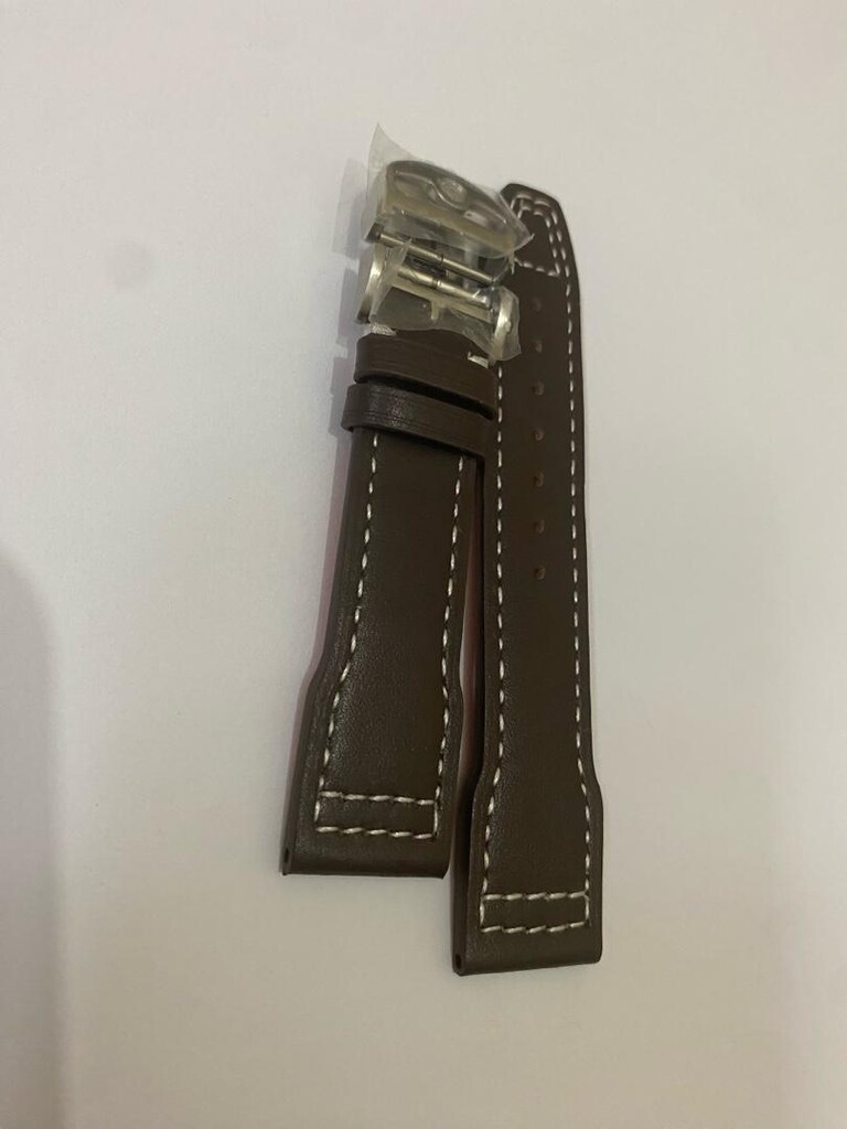 IWC 21 mm kahverengi deri kordon tokalı - 8