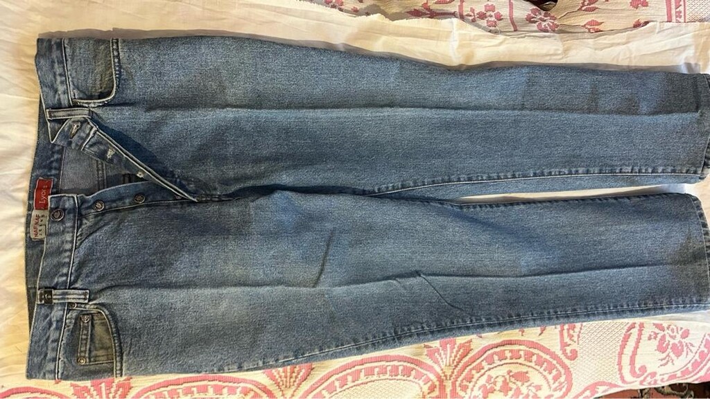 VINTAGE NAF NAF JEANS PANTOLON (W36 L34) - 5