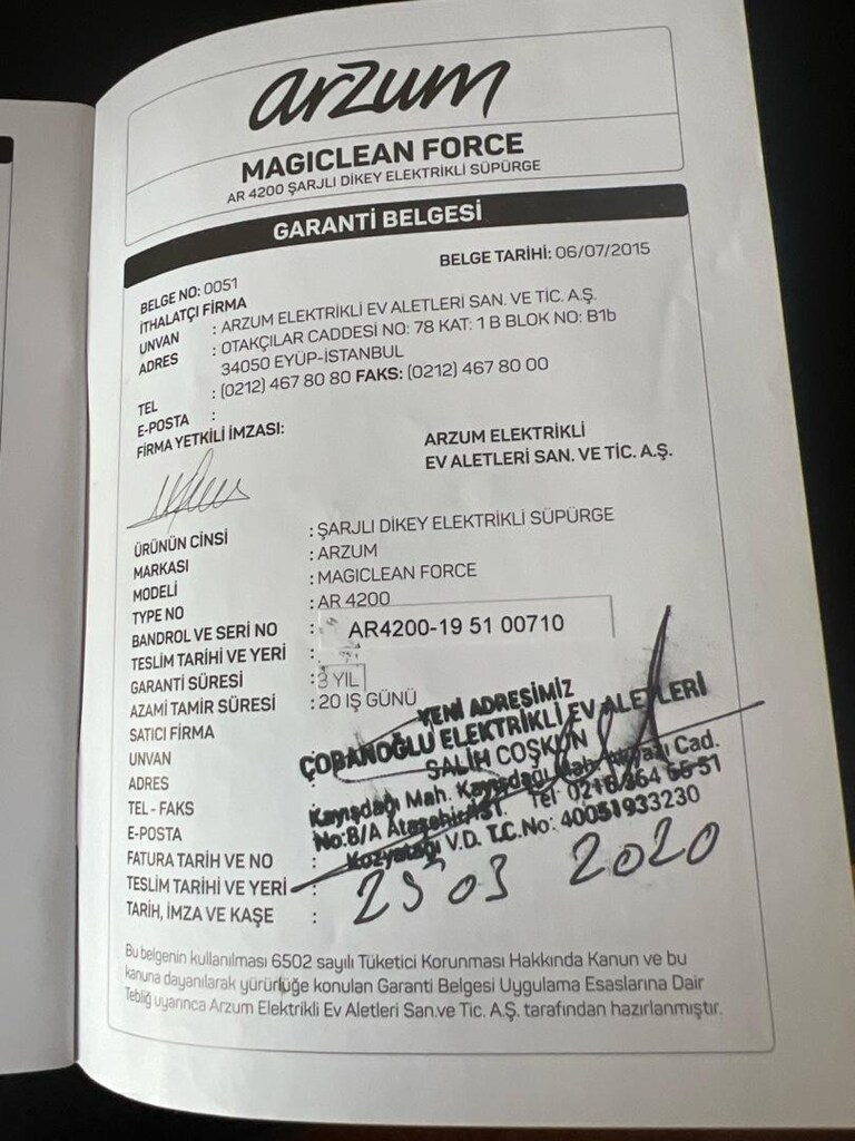 Arzum Magiclean Force AR4200 Şarjlı Dikey Süpürge - 6
