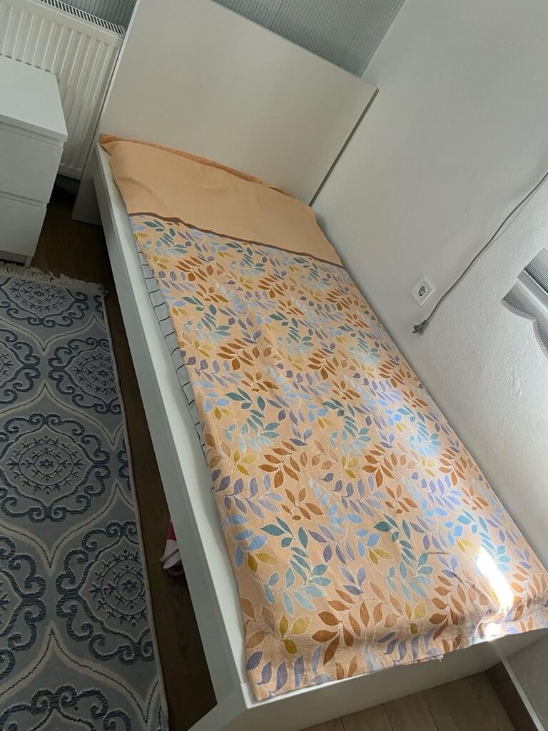 acill satılık- ikea tek kişilik karyola+ yatak - 5