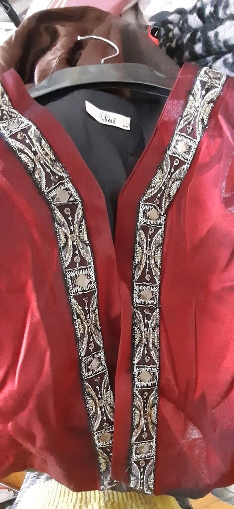 bordo saten efe çocuk yeleği - 13