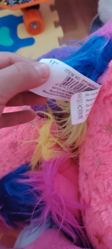 2 adet Renkli 70 cm peluş flamingo - 3