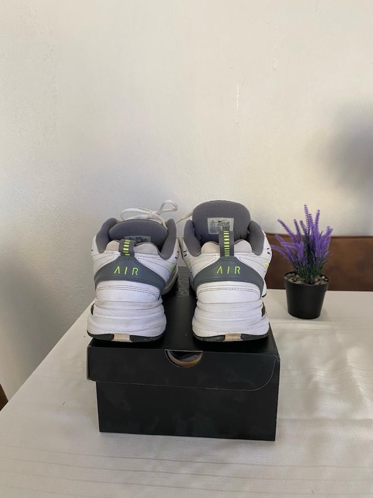 Nike Air Monarch IV Beyaz Gri Yeşil – Yeni Gibi - 3