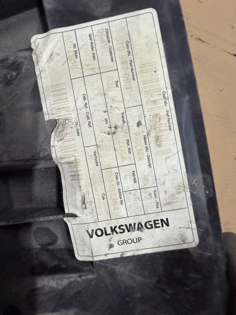 Skoda Superb Ön Tampon Alt Spoyler (2008-2015) 3T0807093 sıfır orjinal - 4