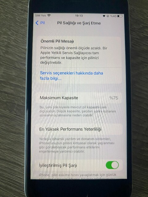 TERTEMİZ İPHONE SE