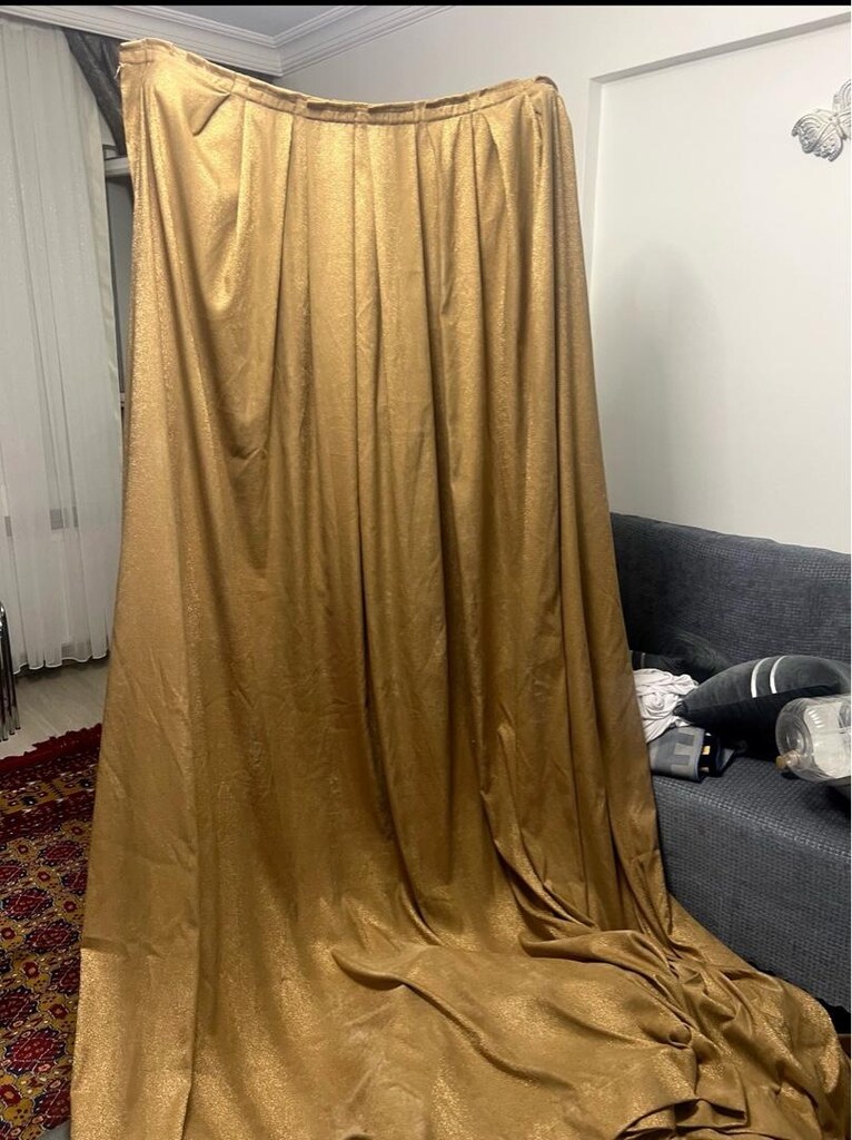 2 tane perde 2,75 uzunluk 2,50 uzunluk - 2