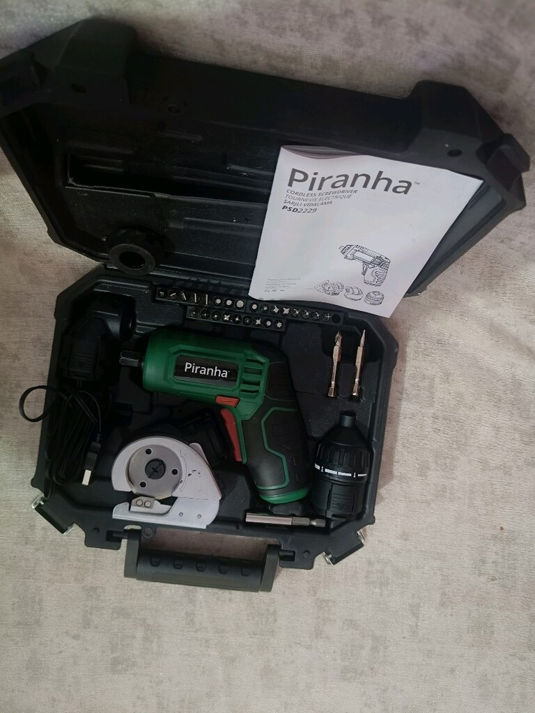 piranha multi başlıklı profesyonel şarjlı vidalama - 2