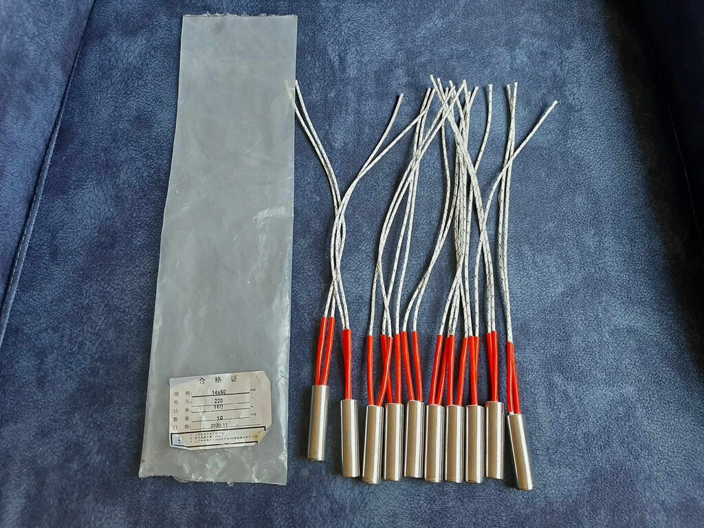 14x50mm Kartuş Rezistans / 14x50mm Kartuş Isıtıcı (220V 160W) - 2