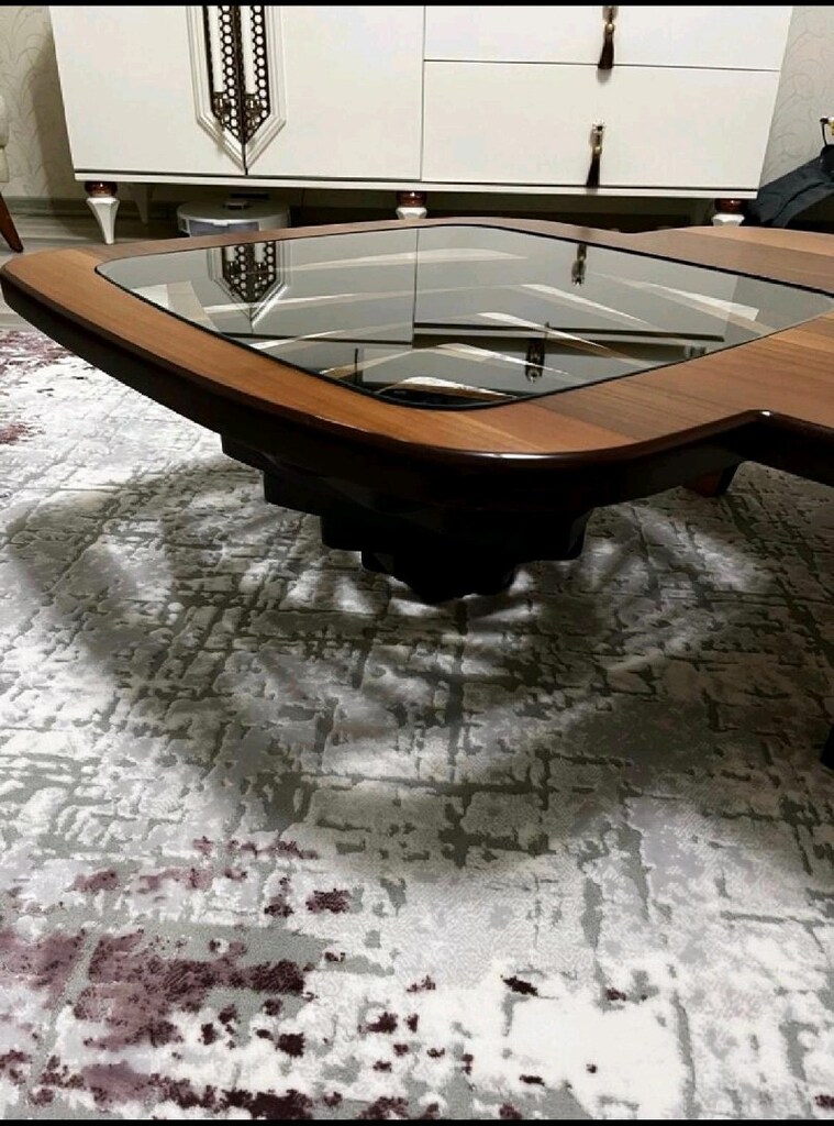 Ceviz Ağacı Orta Sehpa Temiz Kullanılmış - 3