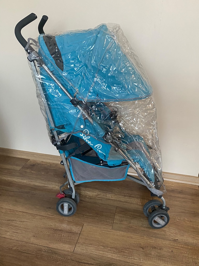 Silver Cross Zest Aqua Baston Bebek Arabası-Turkuaz - 13
