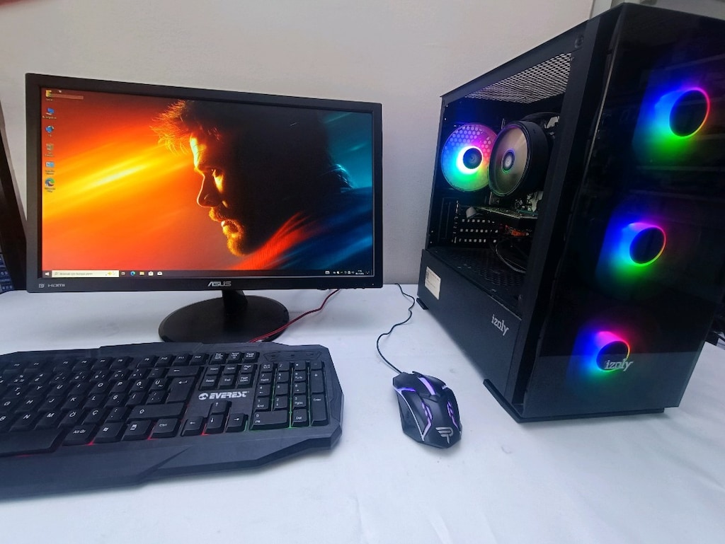 İ7 İşlemcili Oyuncu Bilgisayarı | 23'' 75 Hz Monitör | GT 740 4 GB | R - 4