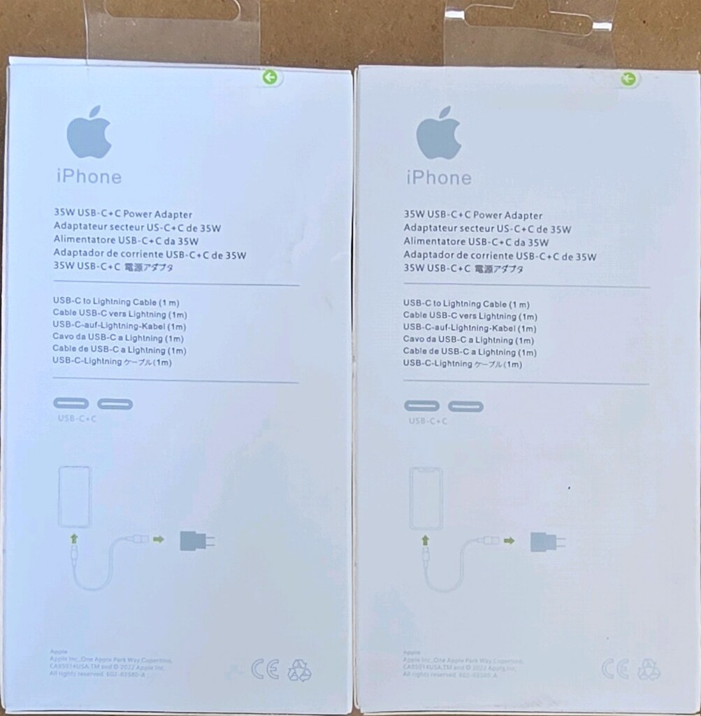 ıphone MacBook 35W C+C power adapter - 2
