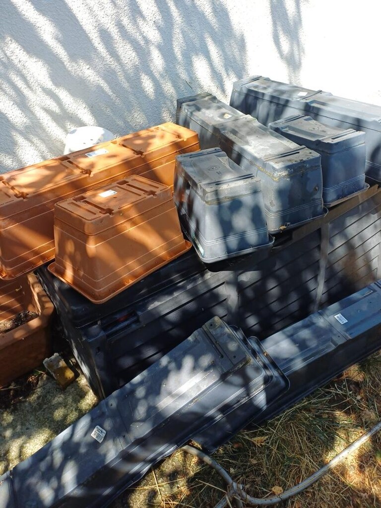 balkon saksıları 3 uzun 3 küçük bahçe balkon saksısı - 5