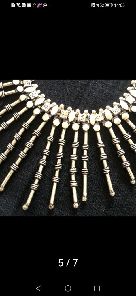 Gümüş antika gerdanlık - 3