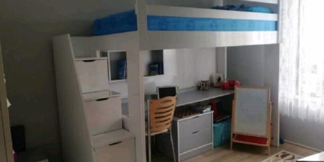 MDF 100*200 Özel yapım, Altı portatif çalışma masalı Ranza