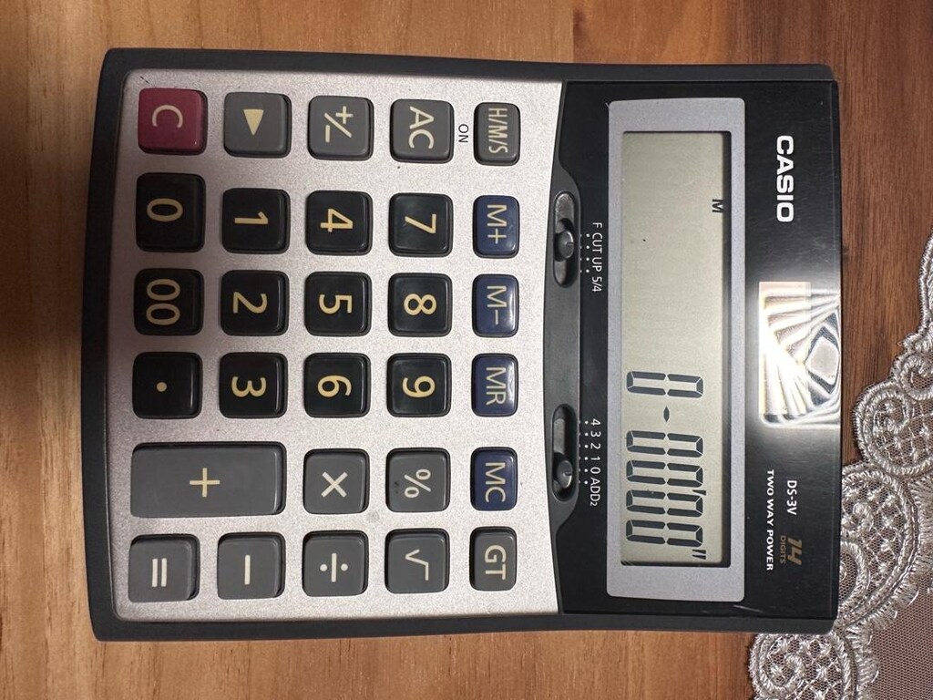 Casio DS-3V hesap mak - 10