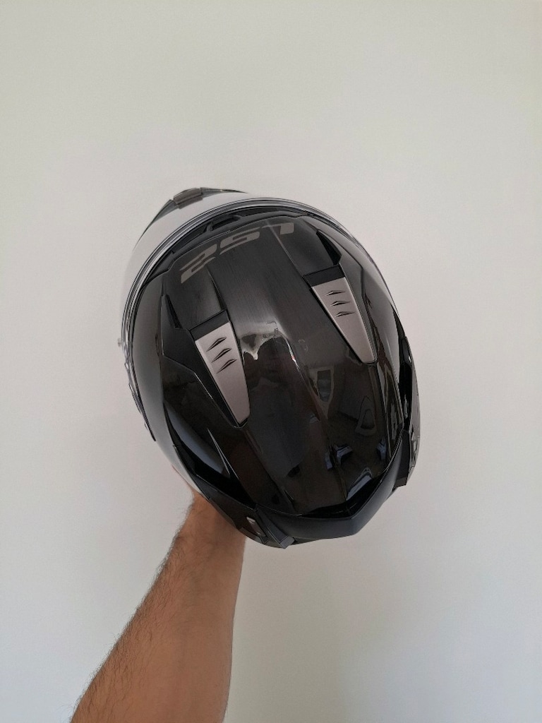 Temiz Ls2 Challenger F Jeans Full Motorcu Kaskı Güneş Vizörlü L Beden - 7