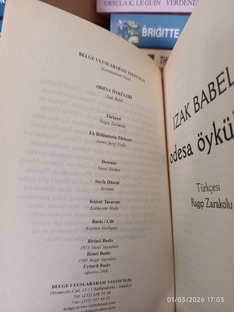 Odessa Öyküleri - İzak Babel - 3