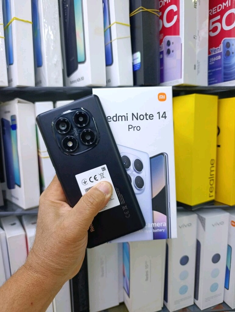 SIFIR KONTROL AMAÇLI AÇILMIŞ REDMİ NOTE 14 PRO 256 GB 8+8 GB RAM 200 - 3